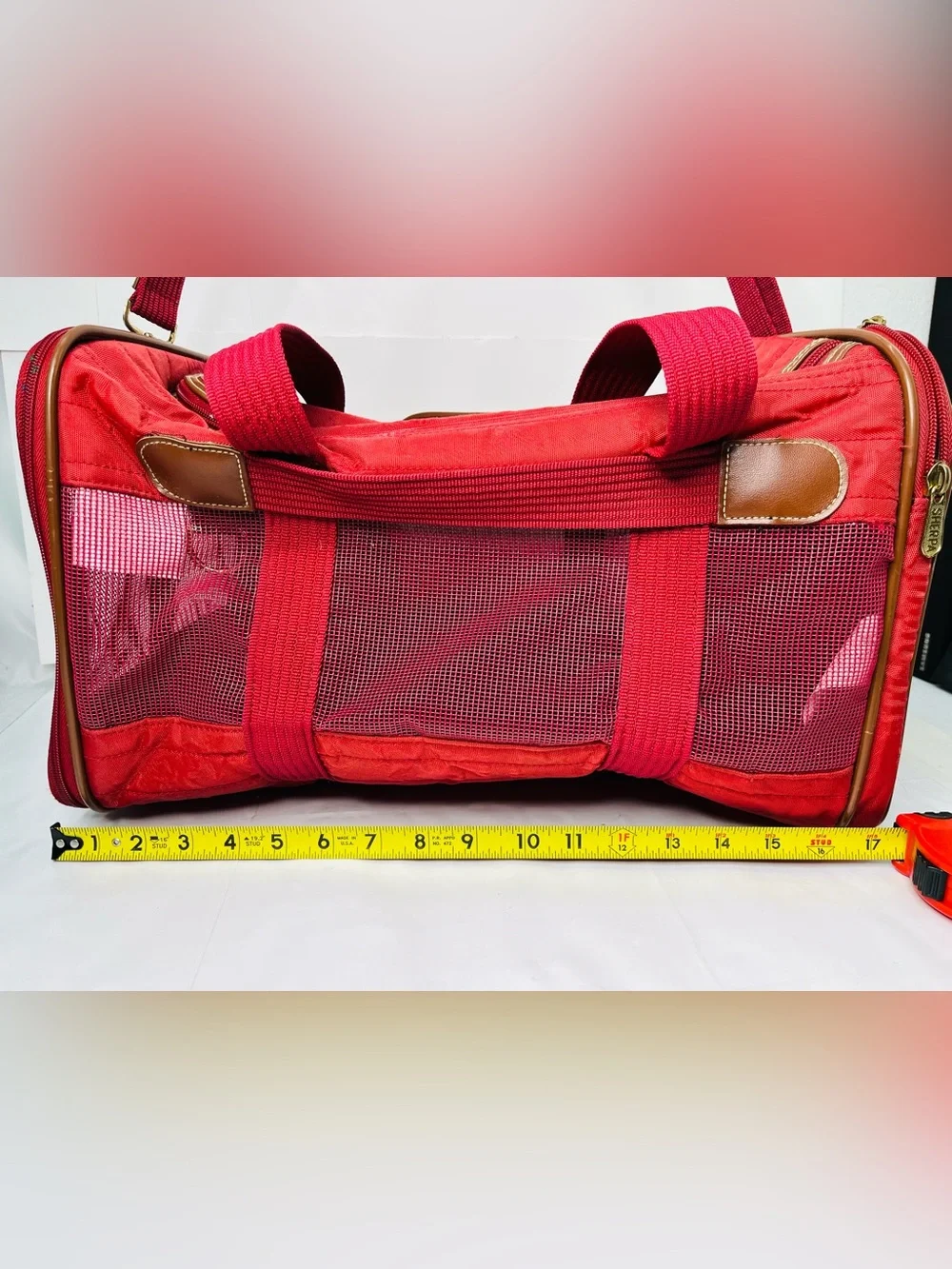 Red Small Pet Carrier Bag